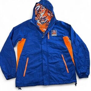 RARE Blue and orange KTM Red Bull Factory Racing jacket size XL